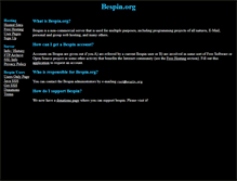 Tablet Screenshot of bespin.bespin.org