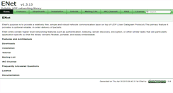 Desktop Screenshot of enet.bespin.org